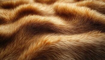 Soft ginger fur texture background image photo