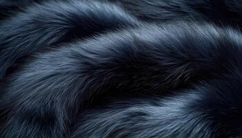 Dark Blue Fur Texture Close Up Image photo
