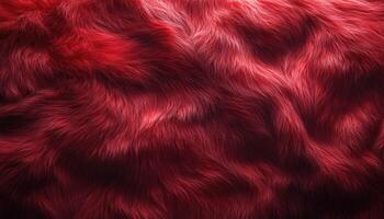 Deep Red Fur Texture Abstract Background photo