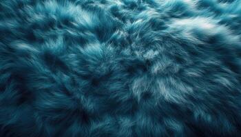 Teal Fur Abstract Texture Background Image photo