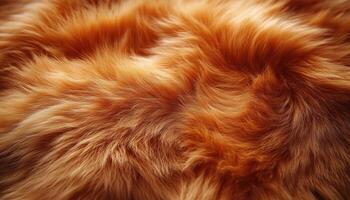 Lush Orange Fur Texture Background Image photo