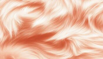 Abstract Peach Colored Fur Texture Background photo