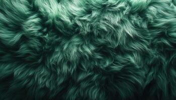 Deep Green Fur Texture Abstract Background photo