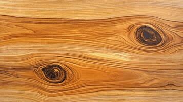 Golden Wood Grain Showing Knots And Texture photo