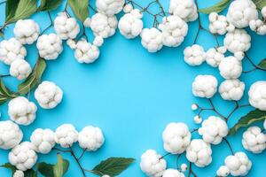 Snowberry on a vibrant background, top view photorealistic plant photo