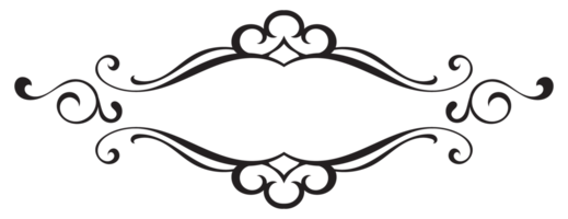 Vintage scroll frame, vintage border decoration, graphic elements, vintage scroll line frame transparent background png