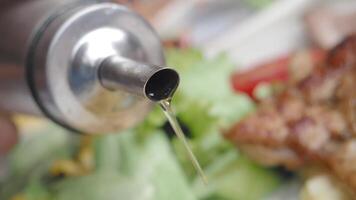 Creating a savory dish with fresh ingredients and plating video