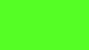 Abstract dynamic transition multicolor arrow down on green screen background video