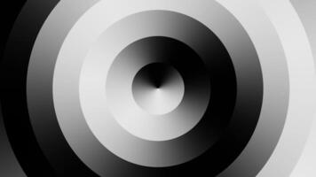 Black and White Abstract Minimalist Circles Background VJ Loop in 4K video