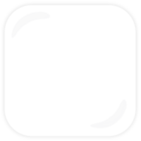 Glossy glass button square shape, transparent and overlay effect. Minimalist Modern UI element. png