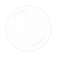 Glossy glass button circle shape, transparent and overlay effect. Minimalist Modern UI element. png