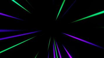 Purple and Turquoise Neon Seamless Lines Movement Background VJ Loop in 4K video