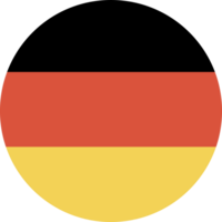 Germany round flag. Flag circle icon. Round push button, badge. png