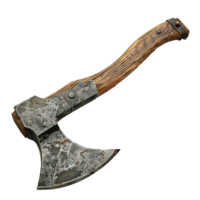 Medieval Battle Axe On Transparent Background Full View For Historical Design And Creative Concepts png
