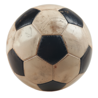 Full View of Classic Soccer Ball Isolated on Transparent Background for Sports Design and Branding png