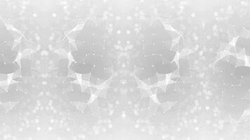 Abstract Plexus Network Gray Background video