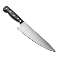 Professional Chef's Knife on Transparent Background Isolated for Culinary Design and Food Preparation Visuals png