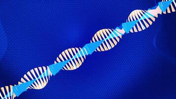 explorando a estrutura e função do dna dentro genético pesquisa e biotecnologia video