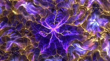 Colorful abstract patterns showcase vibrant energy and dynamic movement in a mesmerizing visual display video