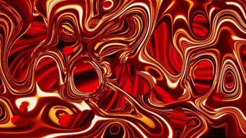 Colorful abstract swirl design with red and gold tones in modern digital art video