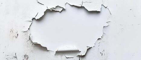 Wall surface showing peeling paint and texture photo