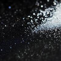 Shimmering particles creating a mesmerizing effect photo