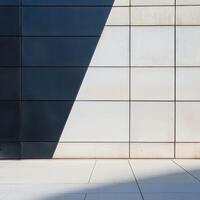 Modern architecture features varied wall textures photo