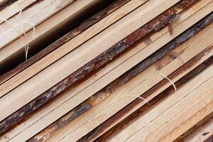 Background of arranged old wooden boards photo