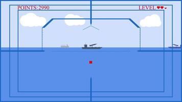 A screenshot of a game with a boat in the water video