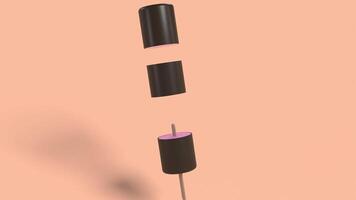 A black and pink object with a pink top video
