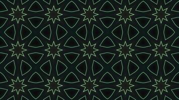 abstrato geométrico caleidoscópio à moda enfeite fluxo desatado ciclo fundo video