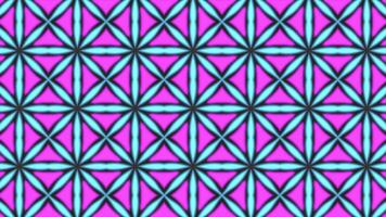 brilhante colorida caleidoscópio geométrico abstrato desatado ciclo fundo video