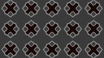 Abstract dynamic geometric kaleidoscope looped background video