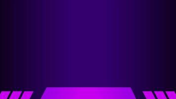 A clean purple sci-fi platform with panel lines and soft gradients, creating a stylish tech base layout for intros or titles video
