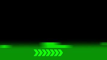A glowing green pulse flows horizontally across the screen like a data stream, symbolizing speed, transfer, and digital movement video