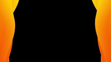 A mirrored variation of the orange torch flame displays the same vibrant symmetry and ceremonial form in upright repetition video