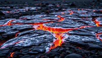 lava flows frozen into jagged forms. photo