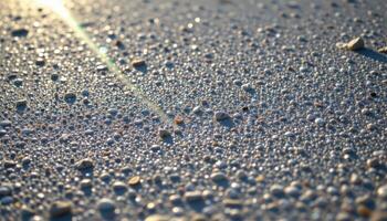 sunlight bouncing off grains of white sand. photo