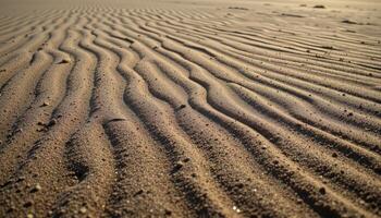 sand ripples shaped by desert winds. photo