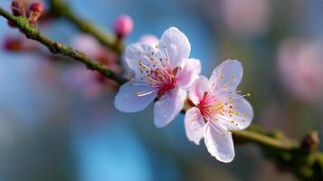 Detailed macro flower photo against green soft background