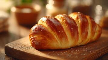 Artisan bread crust detail photo in sharp high resolution