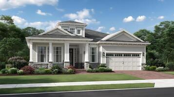 Modern residential architecture captured in high resolution photo