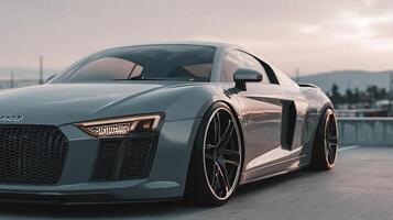 Unique car lines in professional daylight image photo
