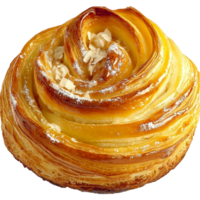 Cinnamon Roll Icing Representing a Warm and Comforting Pastry On Transparent Background png