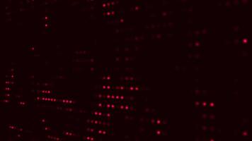 Abstract background featuring glowing red digital dots over dark red and black tones ideal for New Year events futuristic tech promos electronic music flyers or minimalist branding visuals video