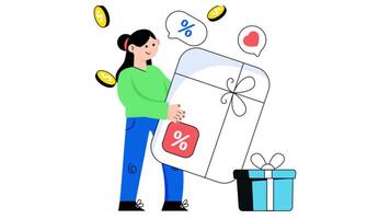 Loyalty Program 2D Flat Animations. video