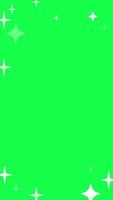 4k animação do piscando piscando luz efeitos em verde tela fundo. ideal para movimento gráficos, edição elementos, alertas, ou atraente transições dentro vídeos. video