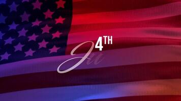 4th of july independence day animation background video