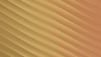 Abstract gold gradient background with diagonal striped seamless loop 4k video