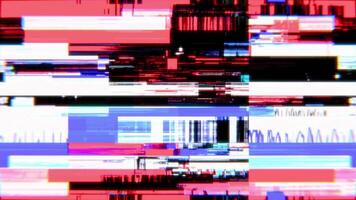 super glitch digital distortion tech background video